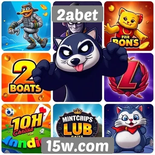 Visão geral das categorias de jogos disponíveis no 2abet